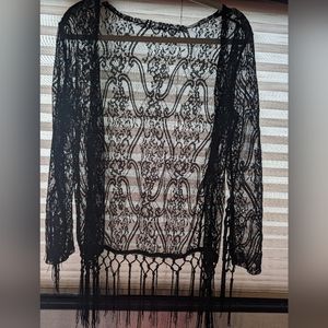 Lace kimono